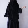 deformed black corduroy jacket