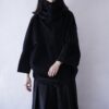 deformed black corduroy jacket