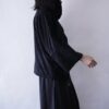 deformed black corduroy jacket