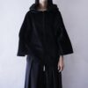deformed black corduroy jacket