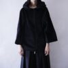 deformed black corduroy jacket