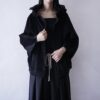 deformed black corduroy jacket