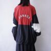 monster oversized switching nylon jacket