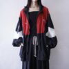 monster oversized switching nylon jacket