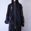 【puma】oversized silver arm line cyber neo nylon jacket