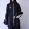 【puma】oversized silver arm line cyber neo nylon jacket