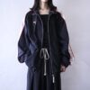 【puma】oversized silver arm line cyber neo nylon jacket