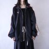 【puma】oversized silver arm line cyber neo nylon jacket
