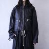 short length nylon gimmick reversible jacket