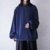 【KING SIZE】oversized velours track jacket