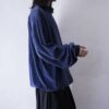【KING SIZE】oversized velours track jacket