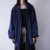 【KING SIZE】oversized velours track jacket
