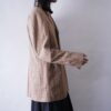 vintage check pattern tailoerd jacket