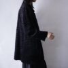 CHICO’S velours tiger stripe tailored jacket