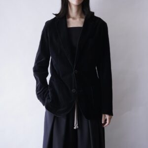 velours fabric tailoerd jacket