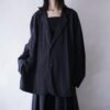 drape fabric oversized easy tailoerd jacket