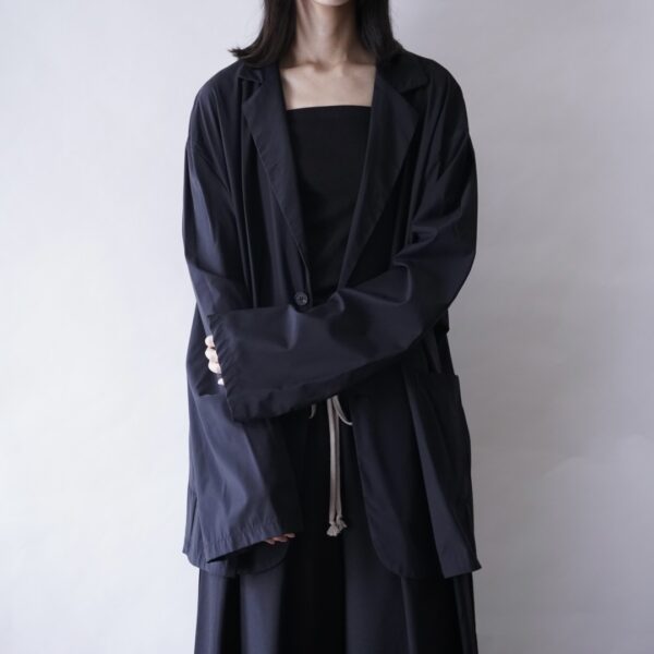 drape fabric oversized easy tailoerd jacket