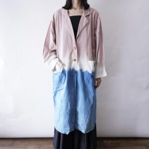 【Remake】”桜” × “藍染” gradation coat