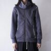 super high neck like sailor collar jacket