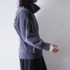 super high neck like sailor collar jacket