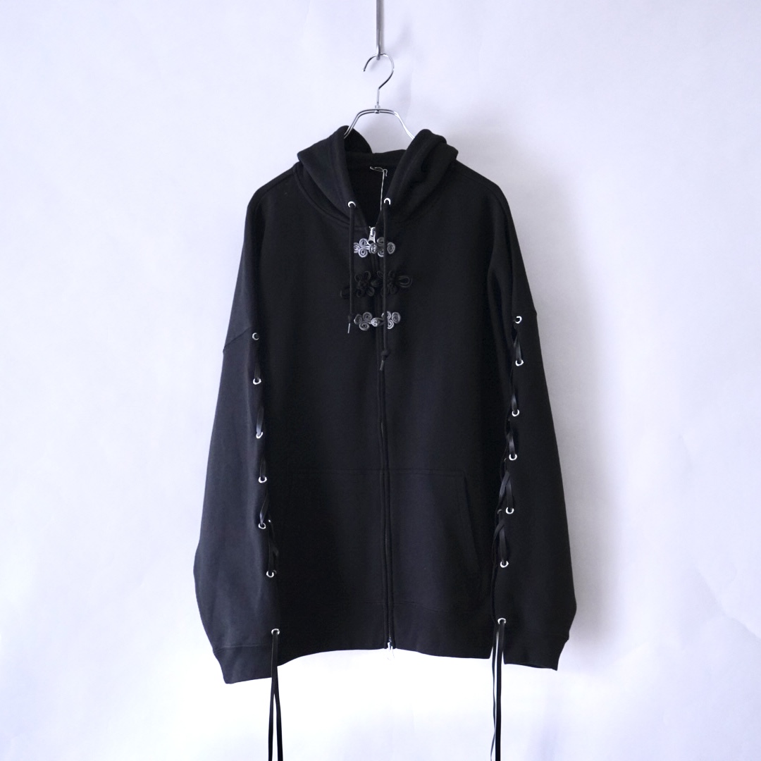 【Remake / Lace-up】China motif parka