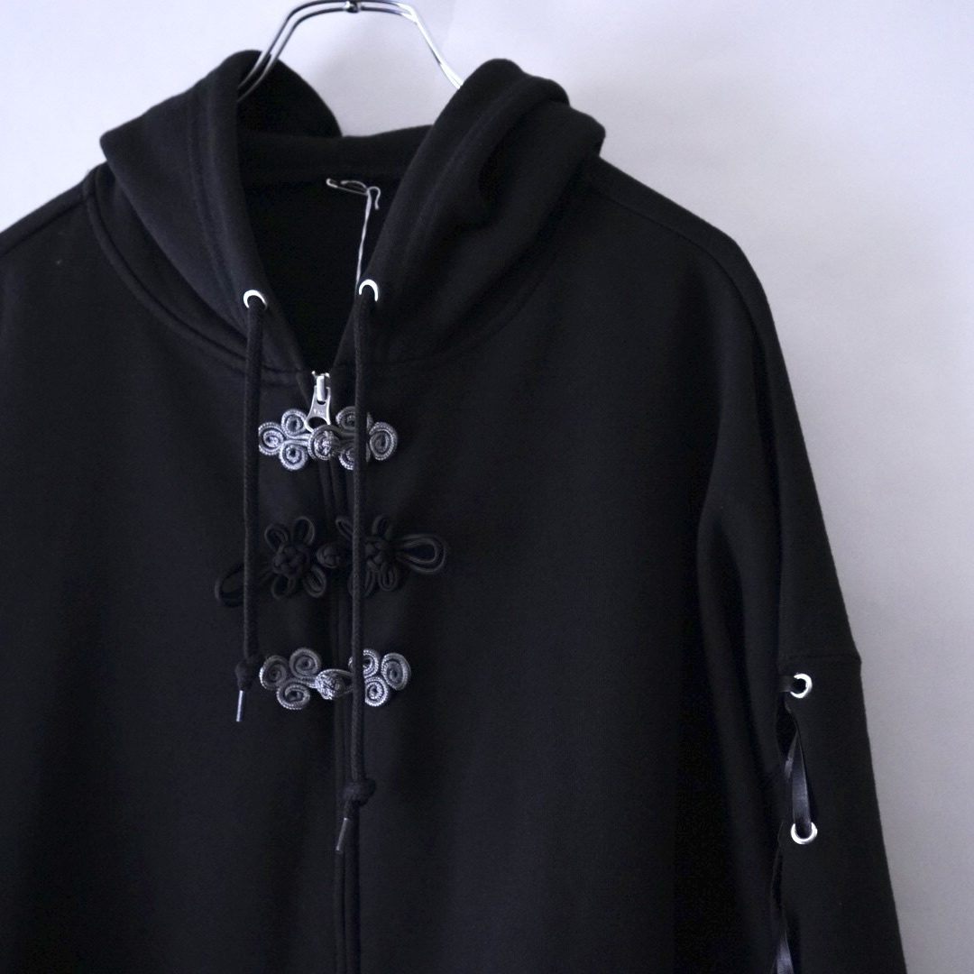 【Remake / Lace-up】China motif parka