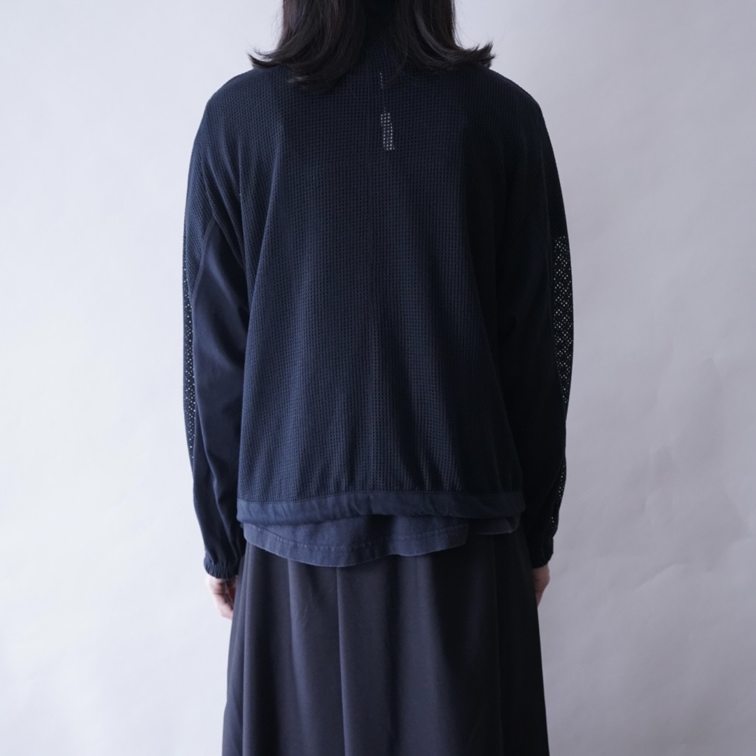【NIKE】short length mesh sheer track jacket
