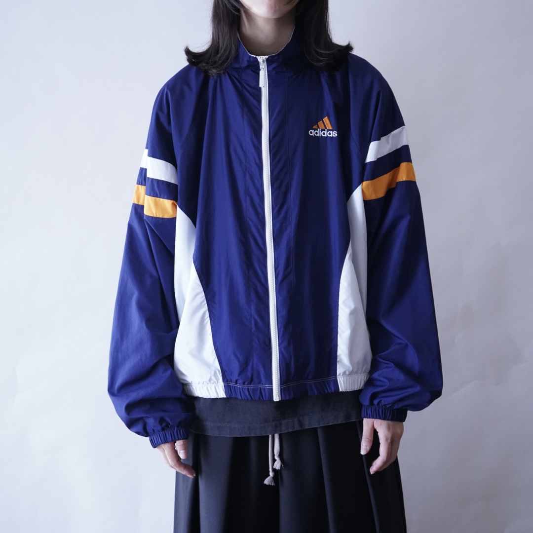 【adidas】short length poly jacket