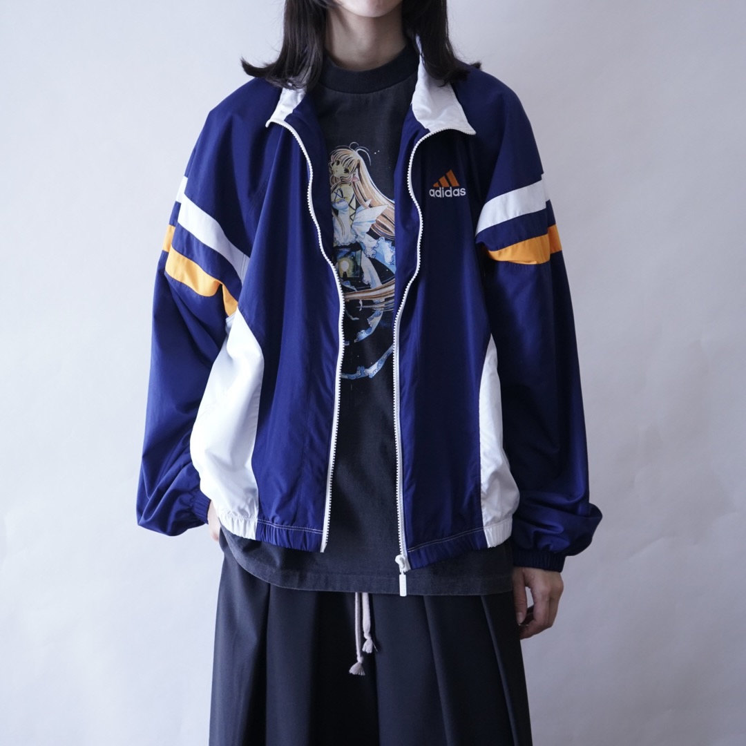 【adidas】short length poly jacket