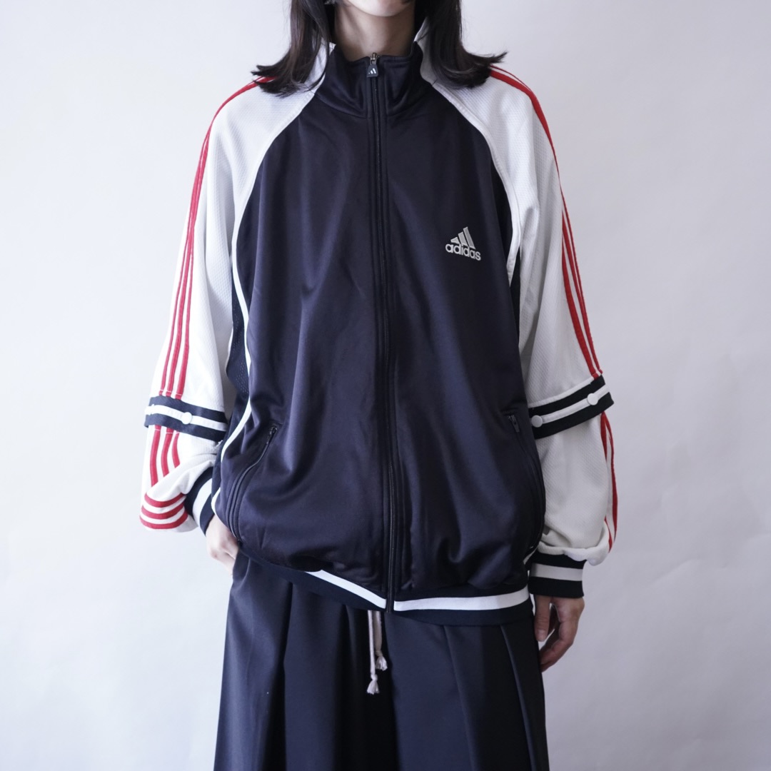 【adidas】2WAY detachable track jacket