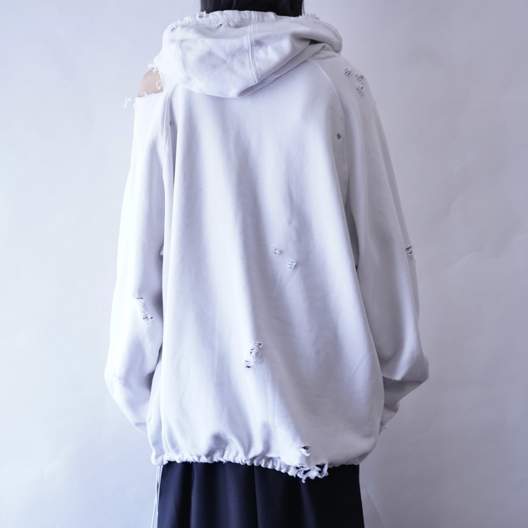 【PUNK REMAKE】"NIKE" BORO × STUDS custom parka