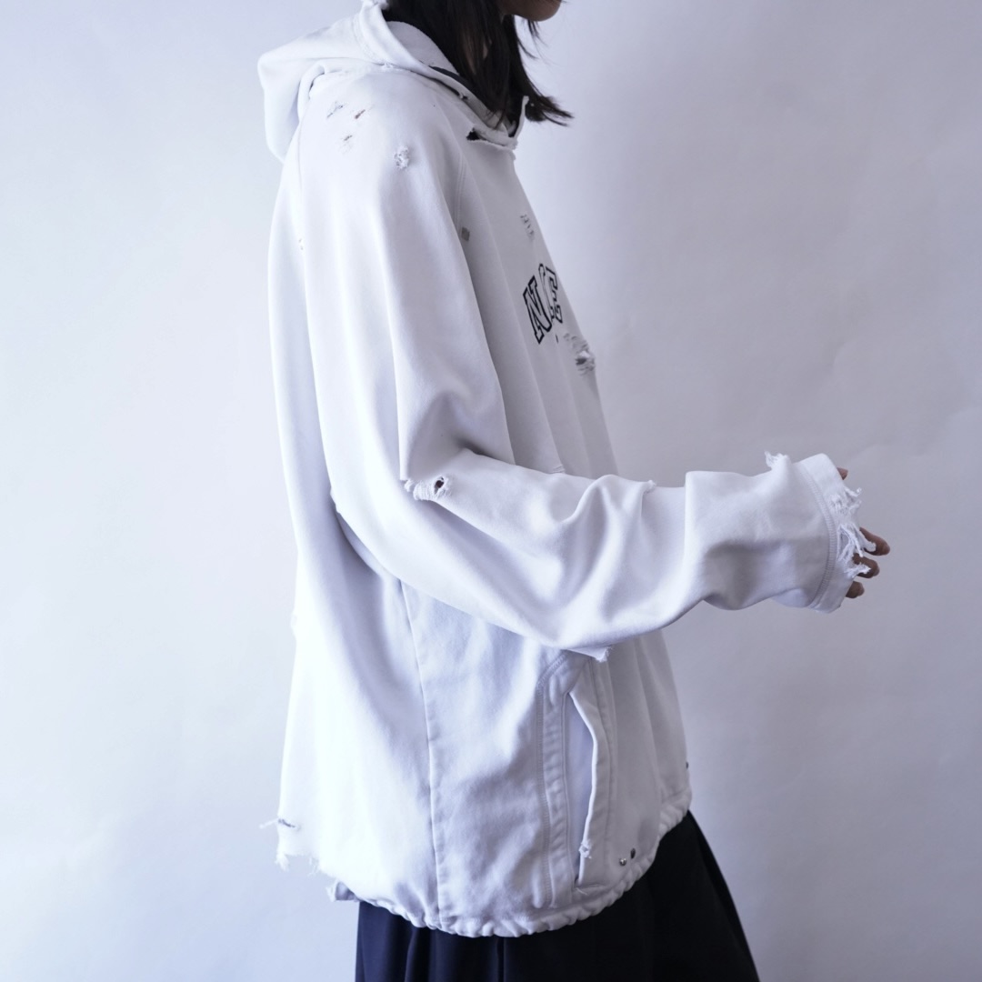 【PUNK REMAKE】"NIKE" BORO × STUDS custom parka