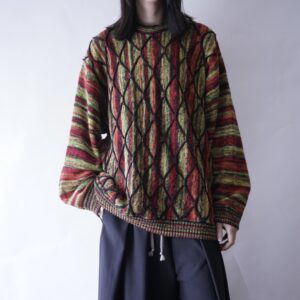 multi vitamin color 3D knit