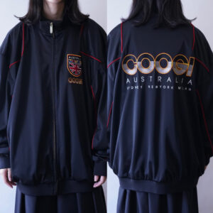 【COOGI】front & arm & back embroidery track jacket