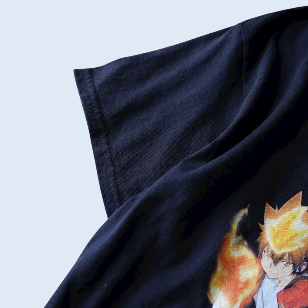 “ツナ×ボンゴレ一世 / 家庭教師ヒットマンREBORN!” double side print tee