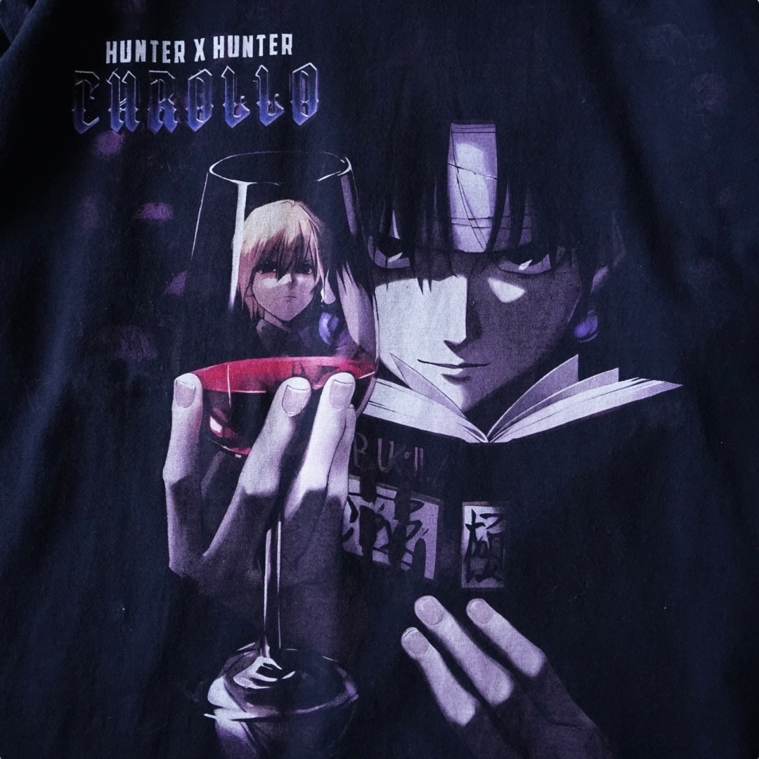 "クロロ×クラピカのレア面 / HUNTER×HUNTER" double side print tee