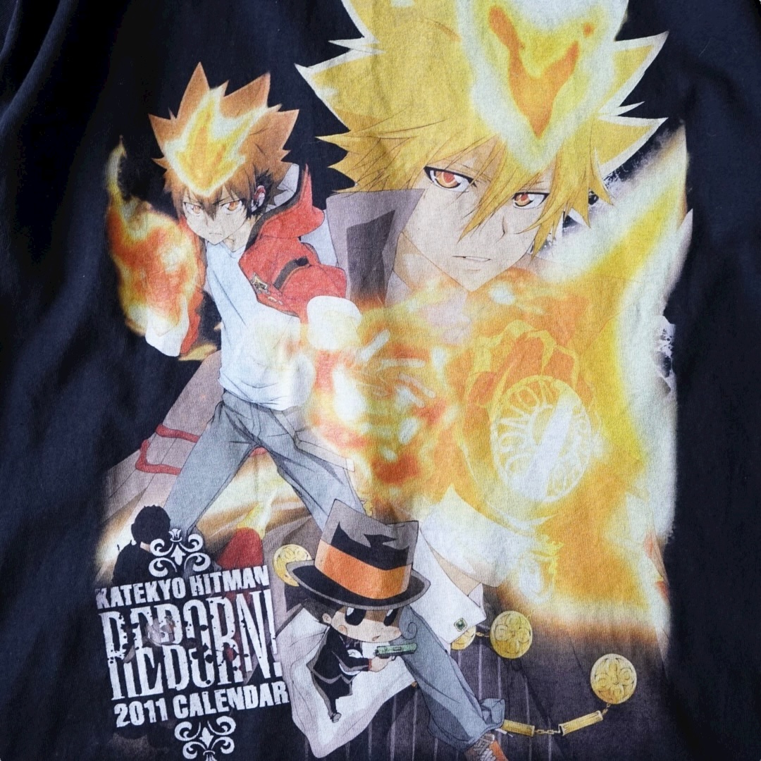 “ツナ×ボンゴレ一世 / 家庭教師ヒットマンREBORN!” double side print tee