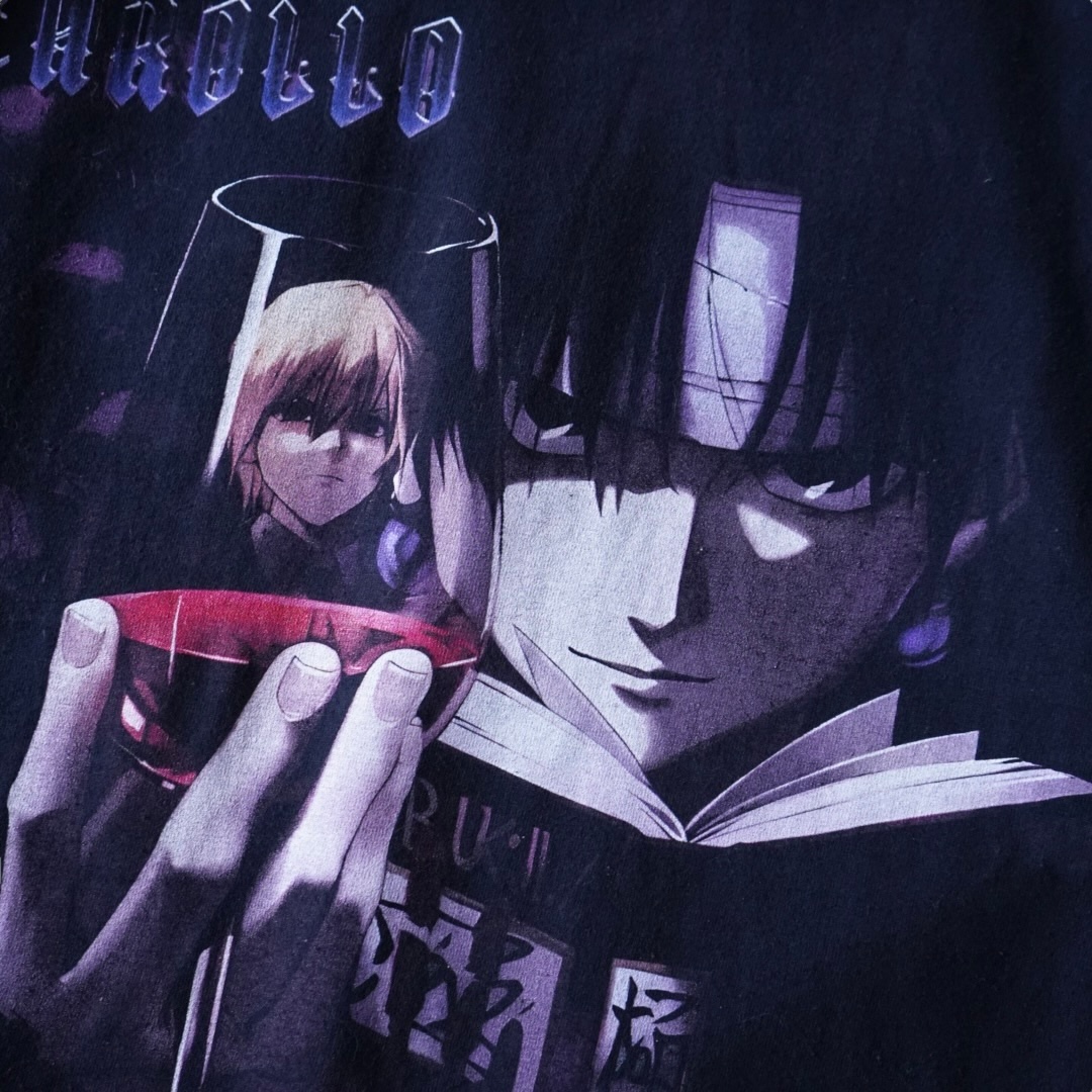 "クロロ×クラピカのレア面 / HUNTER×HUNTER" double side print tee