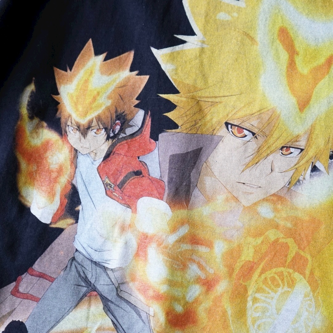 “ツナ×ボンゴレ一世 / 家庭教師ヒットマンREBORN!” double side print tee