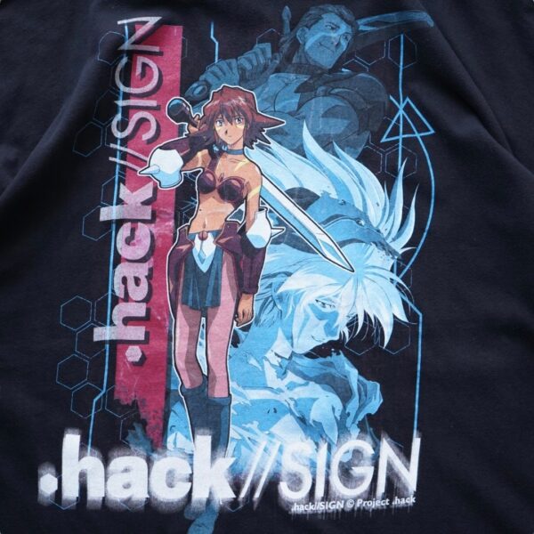 ".hack//SIGN" double side print tee