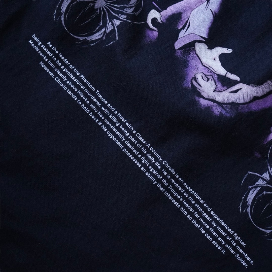 "クロロ×クラピカのレア面 / HUNTER×HUNTER" double side print tee