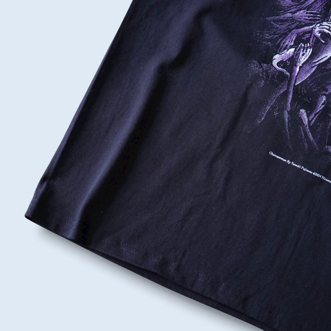 “メタルテイストマキマ / チェンソーマン” double side print tee