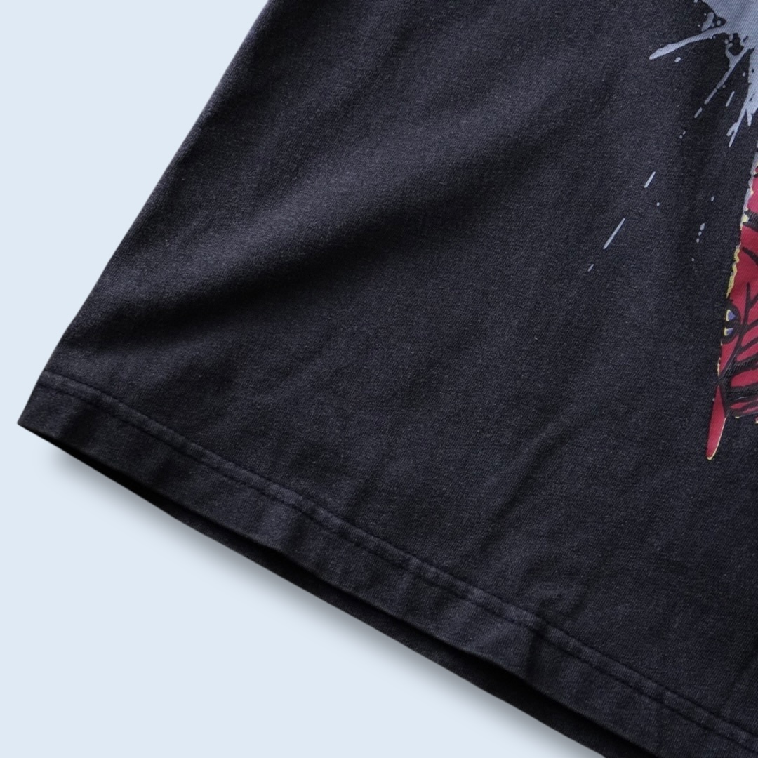 "割れアスカリャンメン袖プリ / エヴァンゲリオン" double side print tee