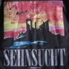 "割れアスカリャンメン袖プリ / エヴァンゲリオン" double side print tee