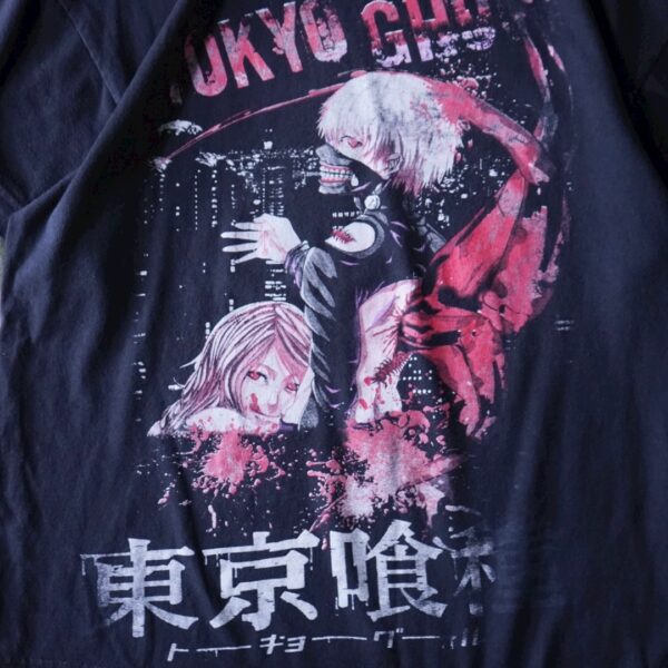 "白カネキとリゼ / 東京喰種" print tee
