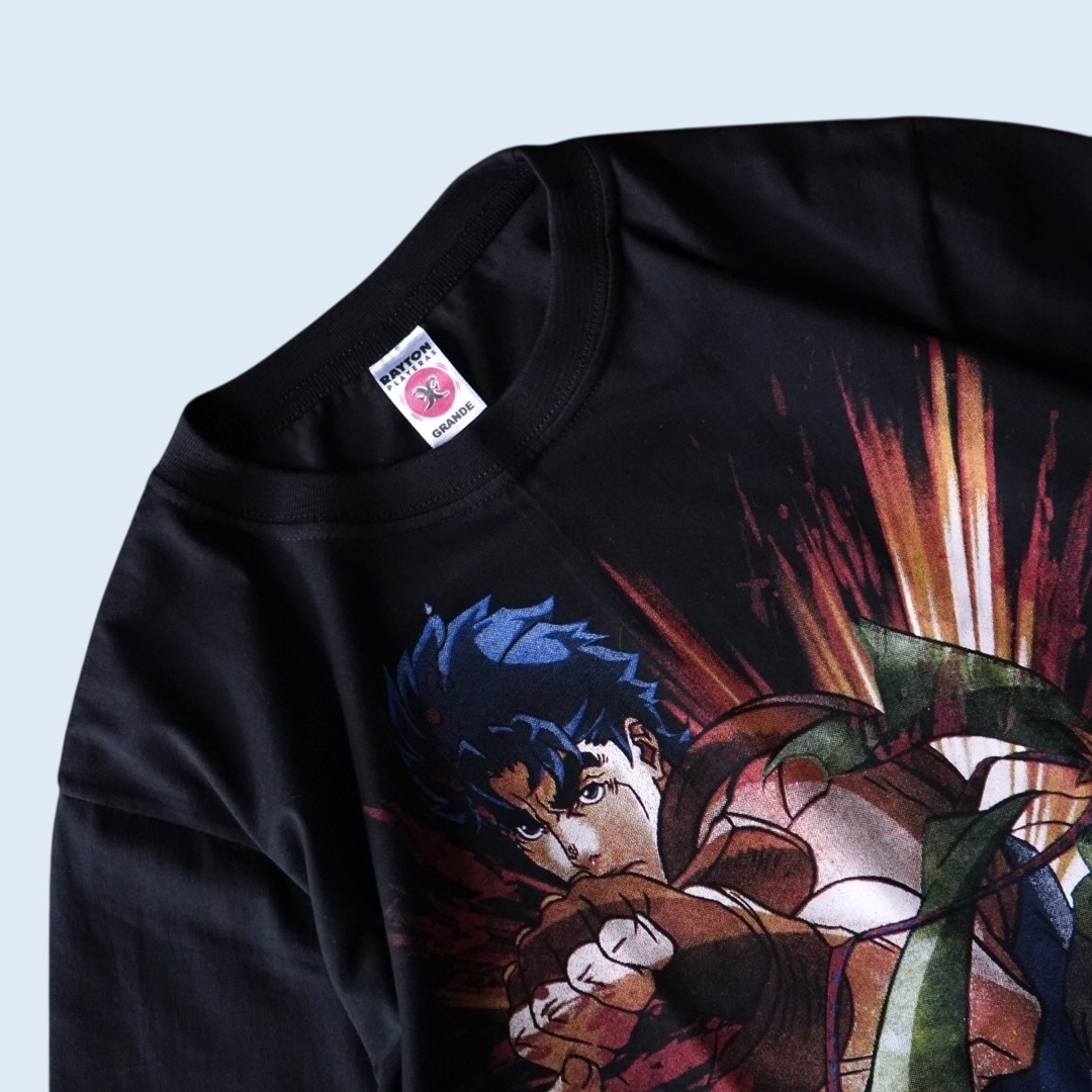"ジョナサン&ジョセフの珍品メキシカン / ジョジョの奇妙な冒険" double side print tee