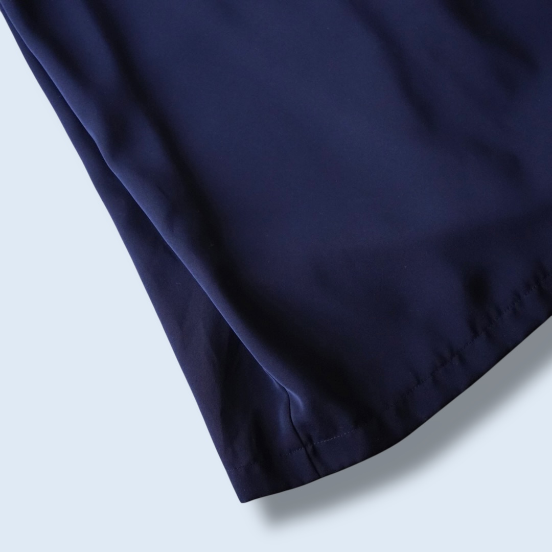 back many tuck gabardine maxi long coat