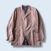 vintage check pattern tailoerd jacket