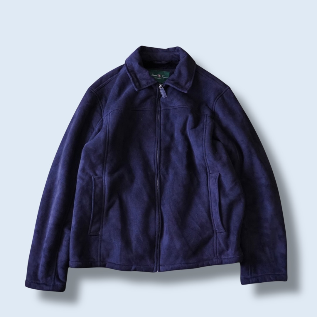 fake suede drizzler jacket