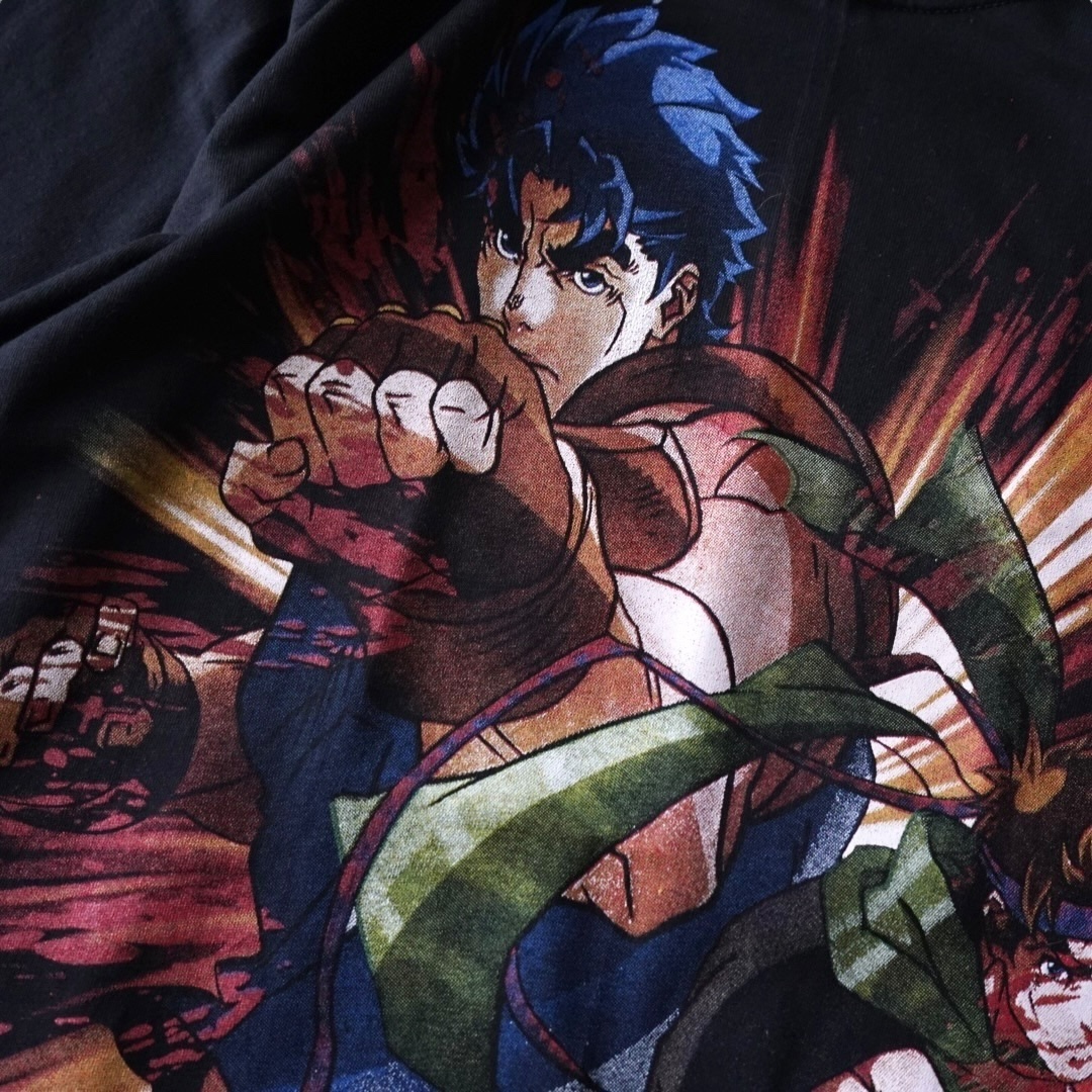 "ジョナサン&ジョセフの珍品メキシカン / ジョジョの奇妙な冒険" double side print tee